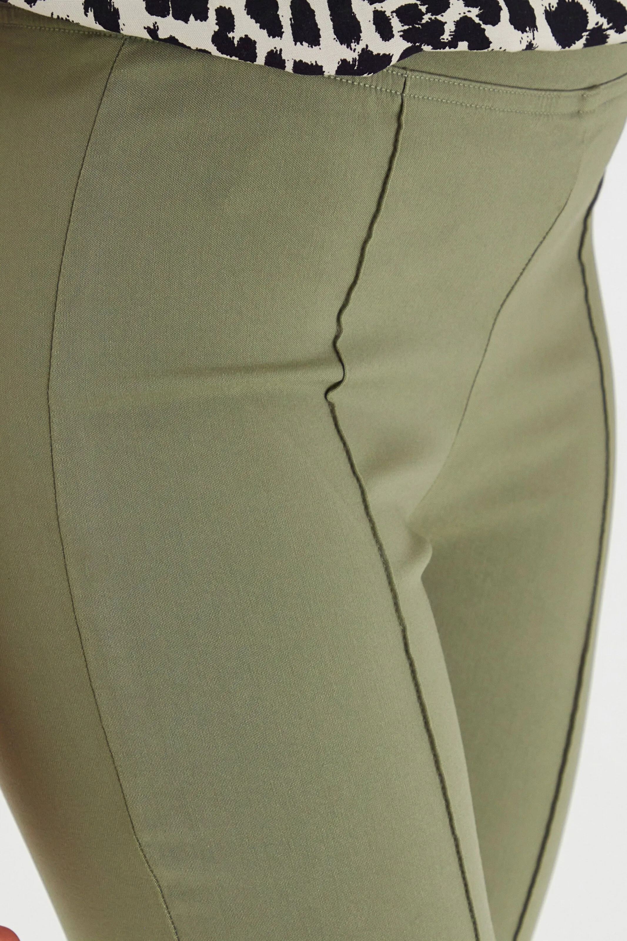 b.young Slimfit Hose in Oliv
