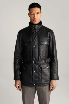 Lederjacke Gosam in Schwarz