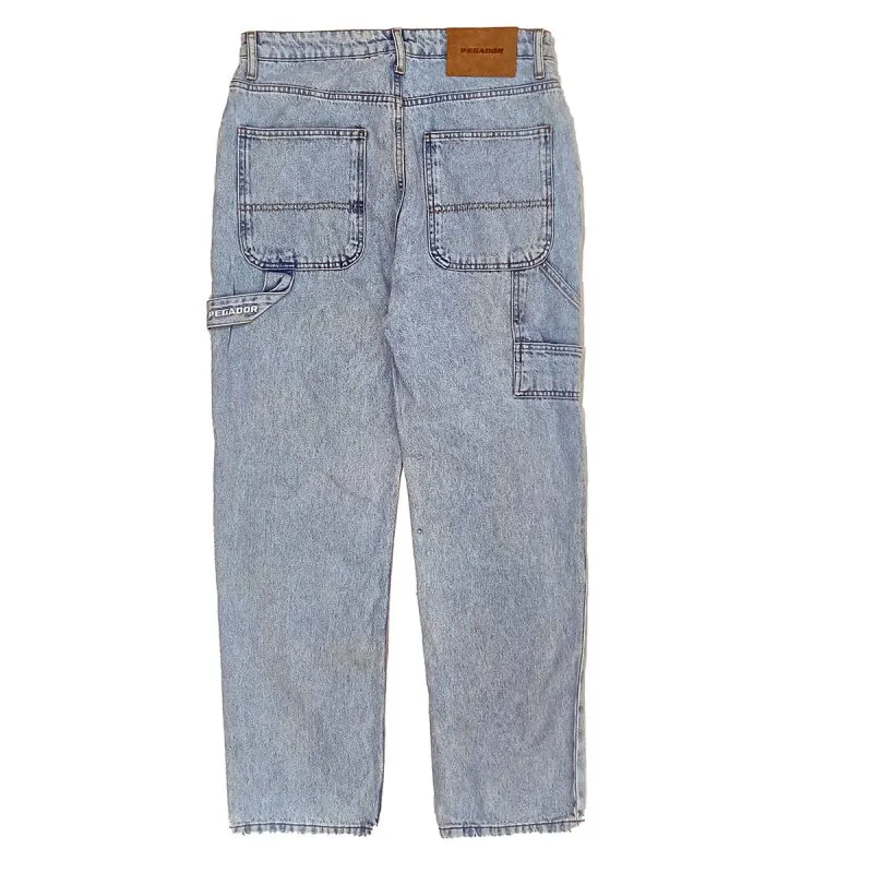 Pegador Herren Jeans Daule Baggy Workwear sand washed blue