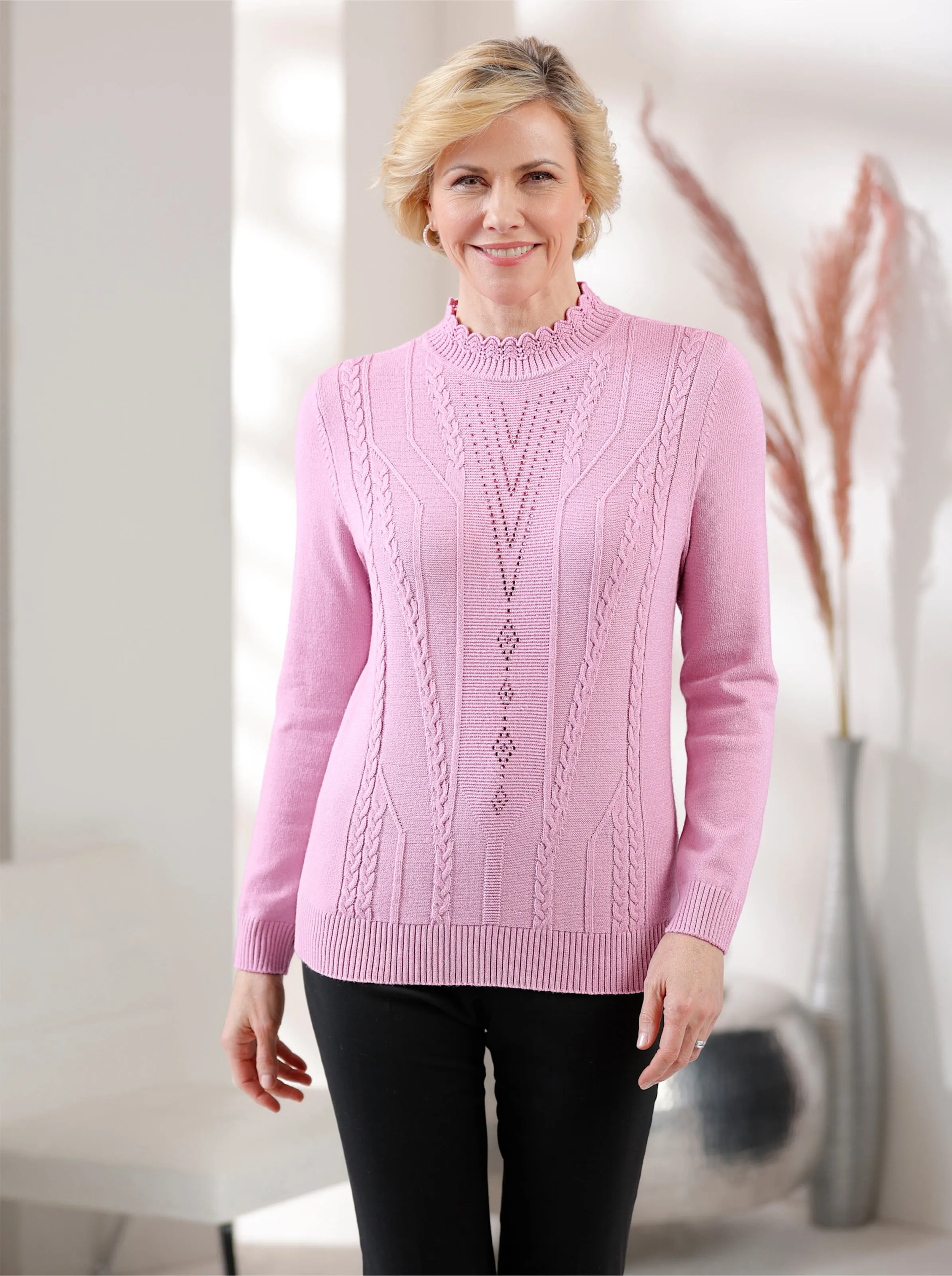 Pullover in rosé
