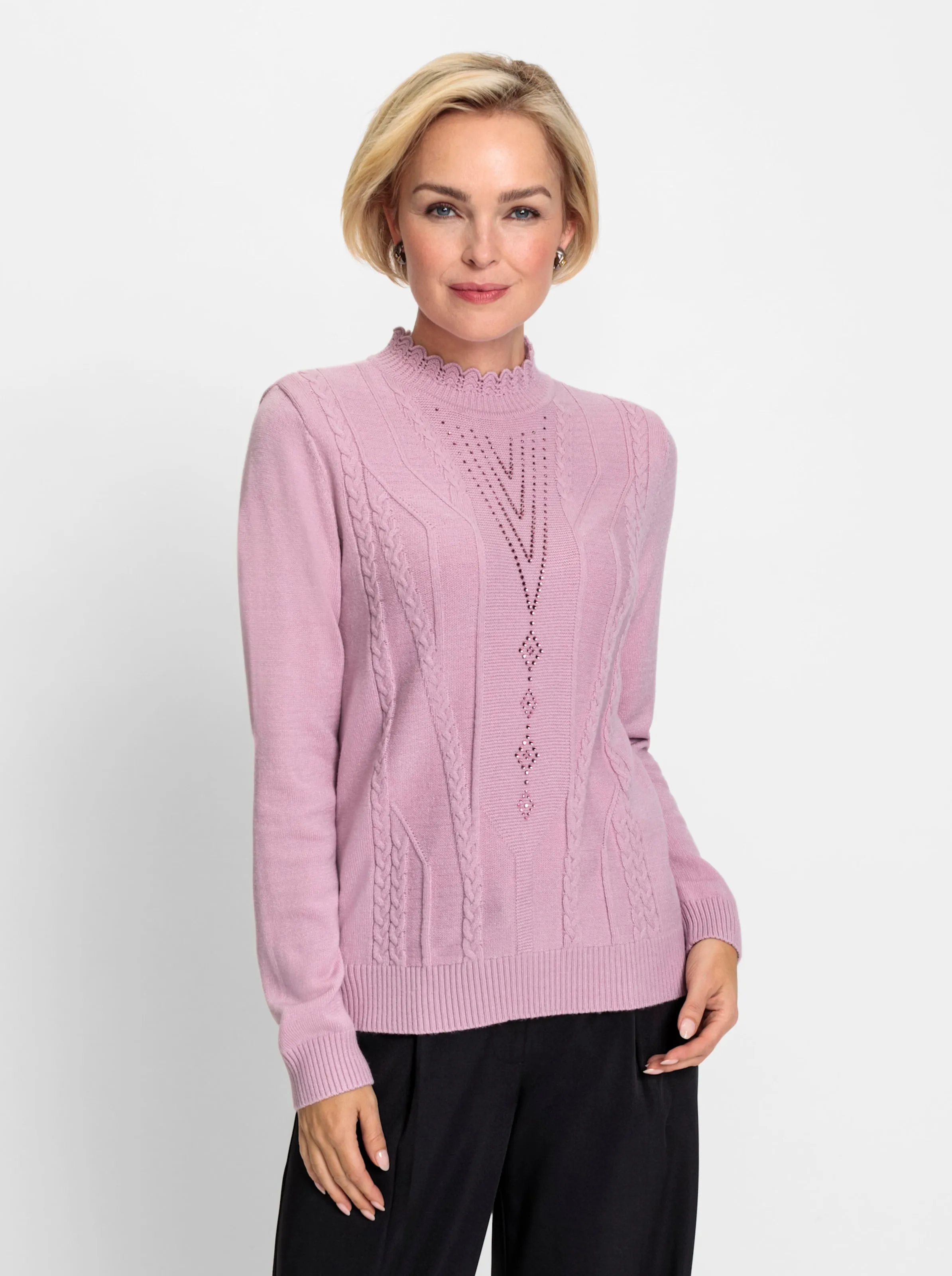Pullover in rosé